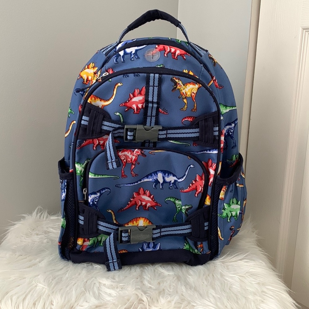 Mackenzie Blue Multi Dino Backpacks Pottery Barn